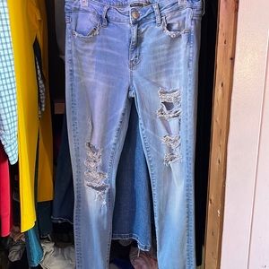 American eagle skinny jeans size 10